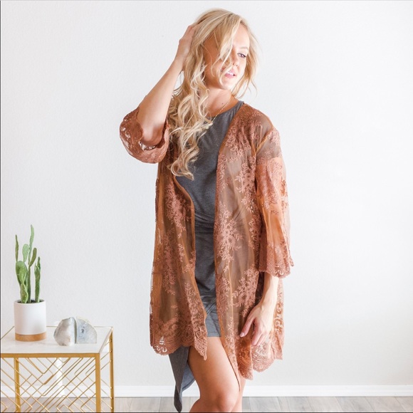 Sweaters - 'Isla' Lace Cardigan
